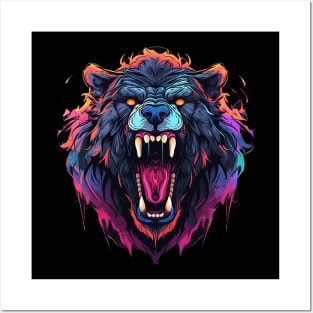 wild bear Posters and Art